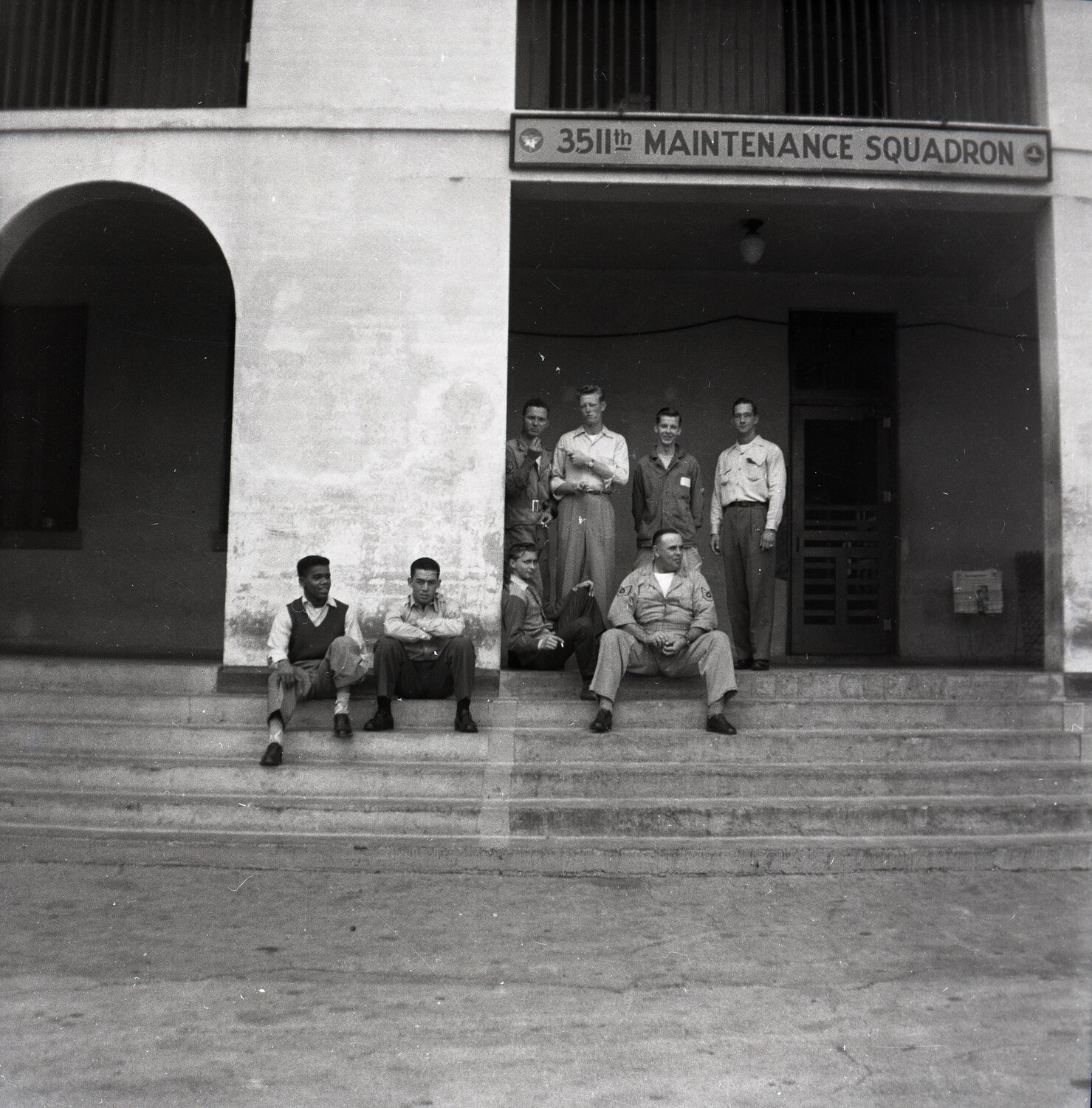 Group Portrait, 3511th Maintenance Squadron Personnel