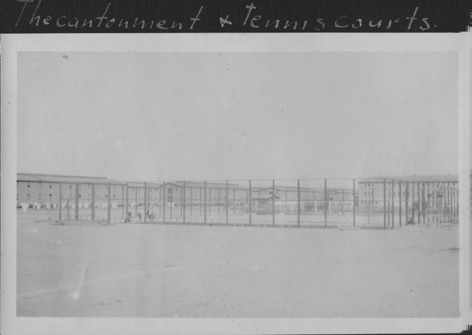 "The Cantonment & Tennis Courts," Mare Island Naval Shipyard, 1917