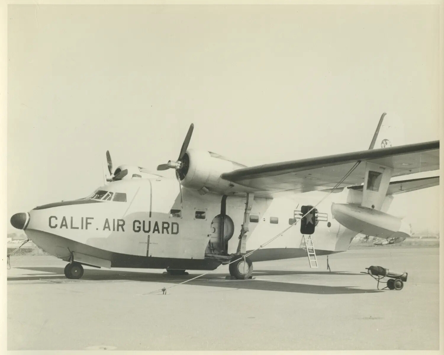 Grumman HU-16 Albatross Amphibian, California Air National Guard, on Ramp
