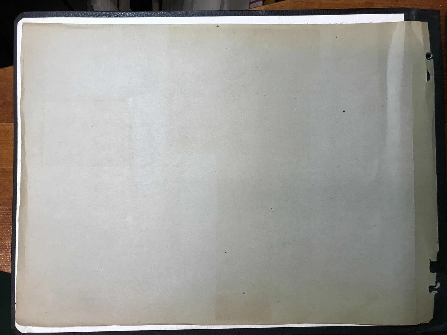 Blank Album Page, 1945 Naval Academy Collection