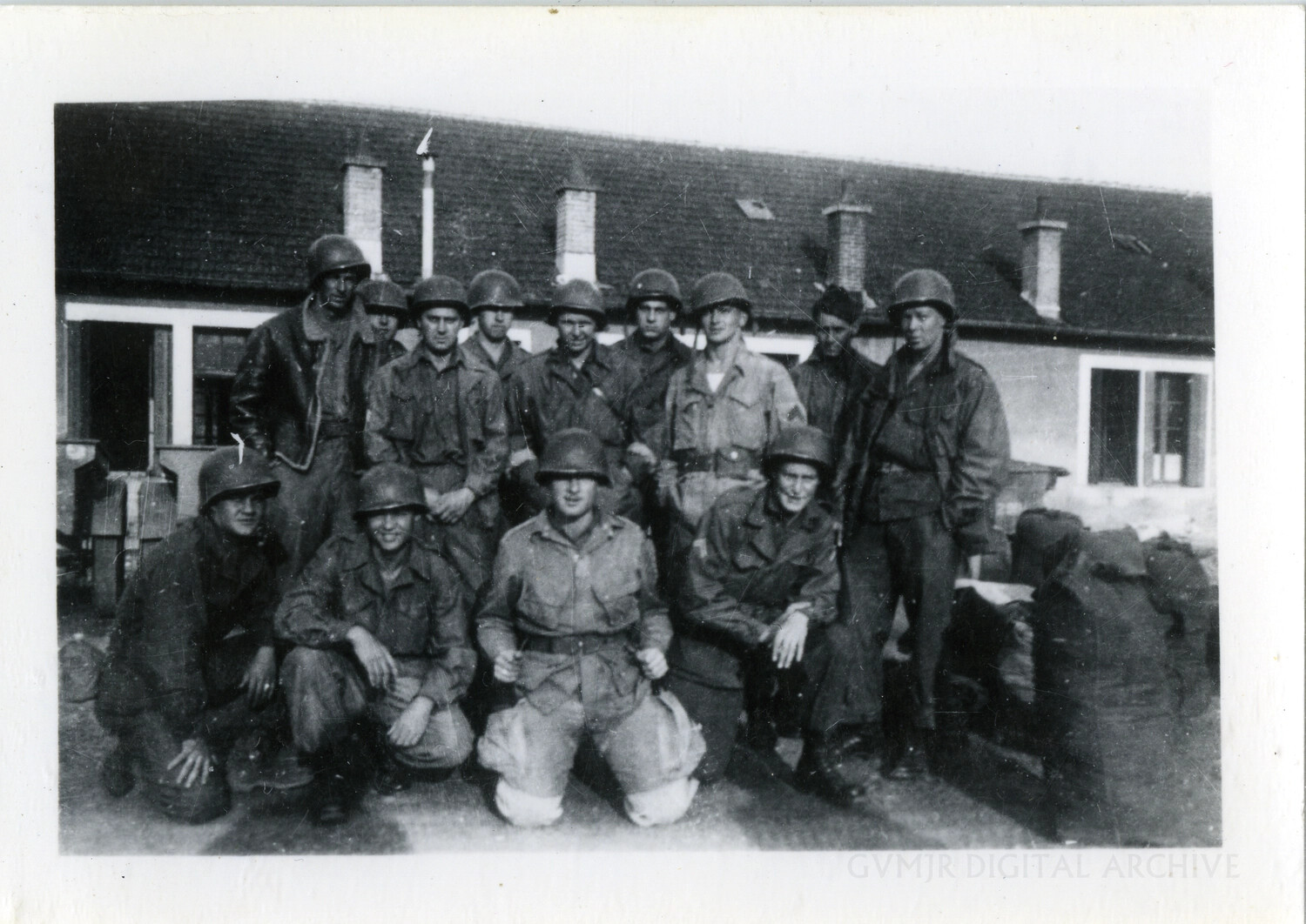 Group Portrait of 101st Airborne Division Paratroopers