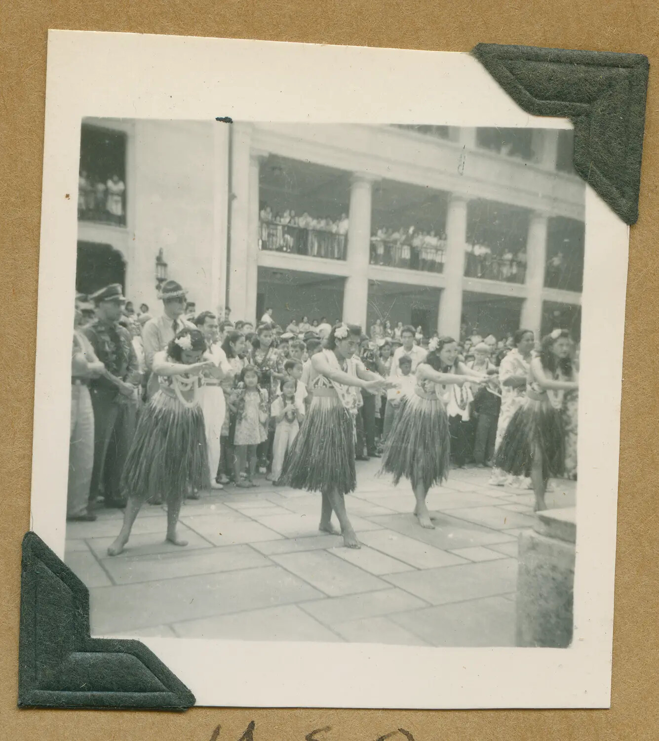 USO Hula Performance for Troops, Hawaii Military Post, c. 1941–1943