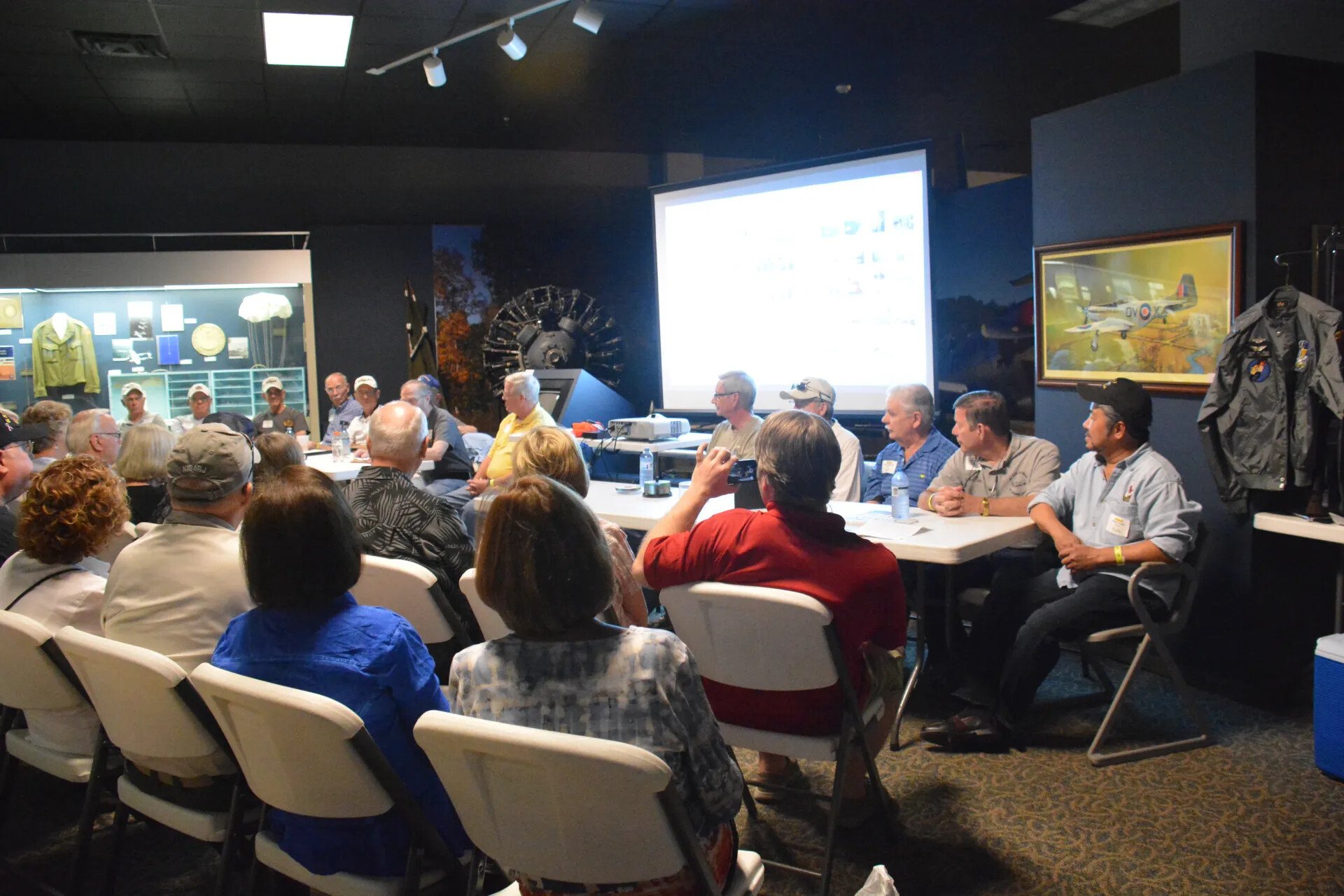 Panel Discussion at Tennessee Museum of Aviation, Veterans Reunion Event