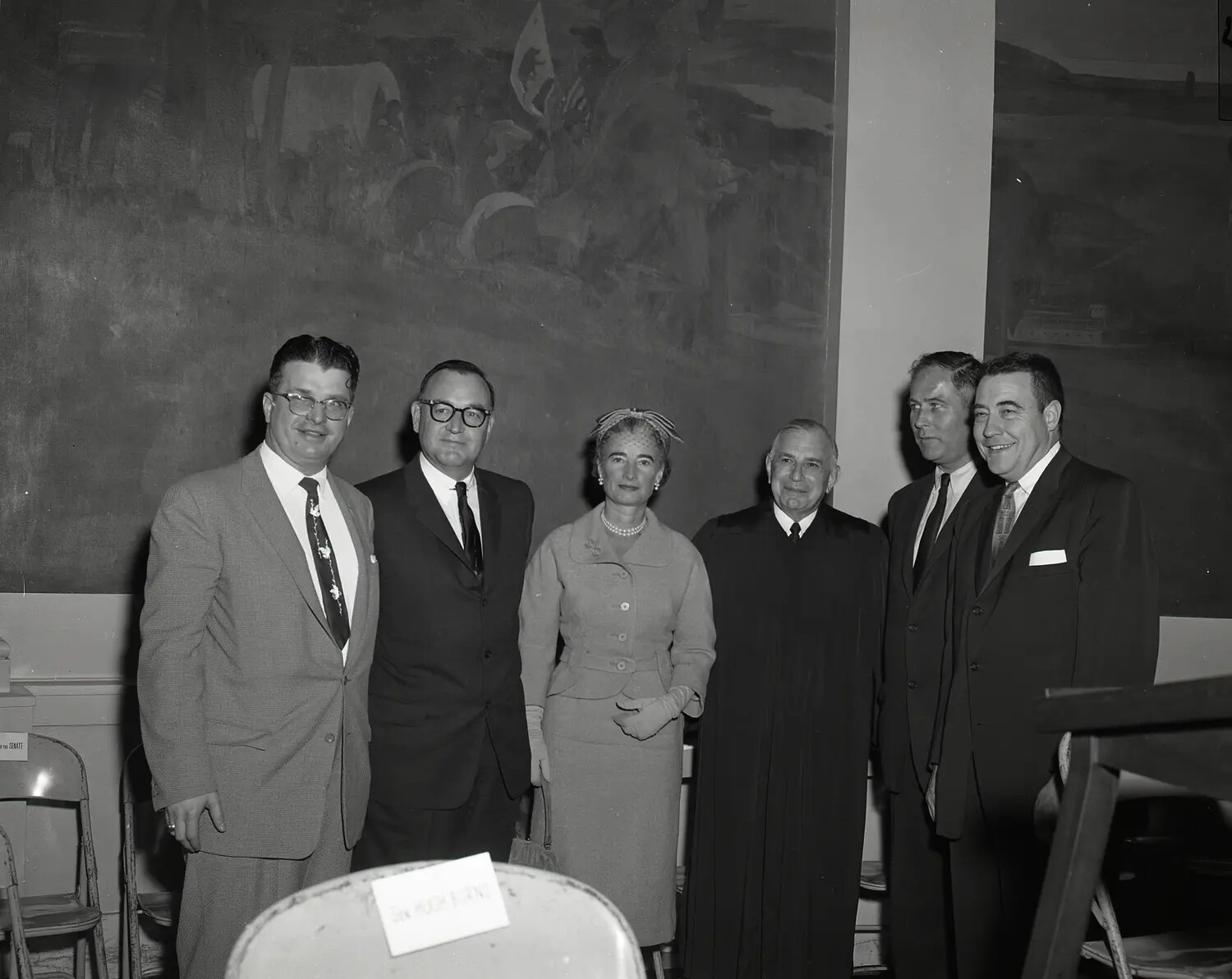 Group Portrait of Civic, Judicial, and Military-Affiliated Dignitaries, California State Capitol