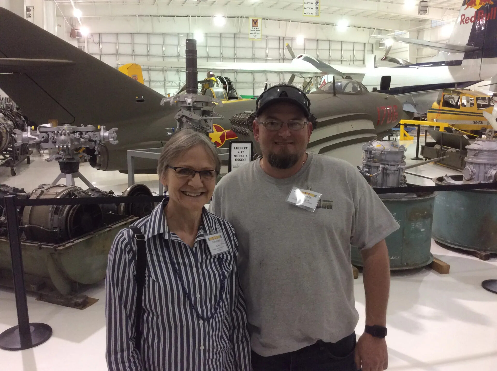 Attendees at Operation Tailwind 'Redux' Reunion Event, Aviation Museum Hangar