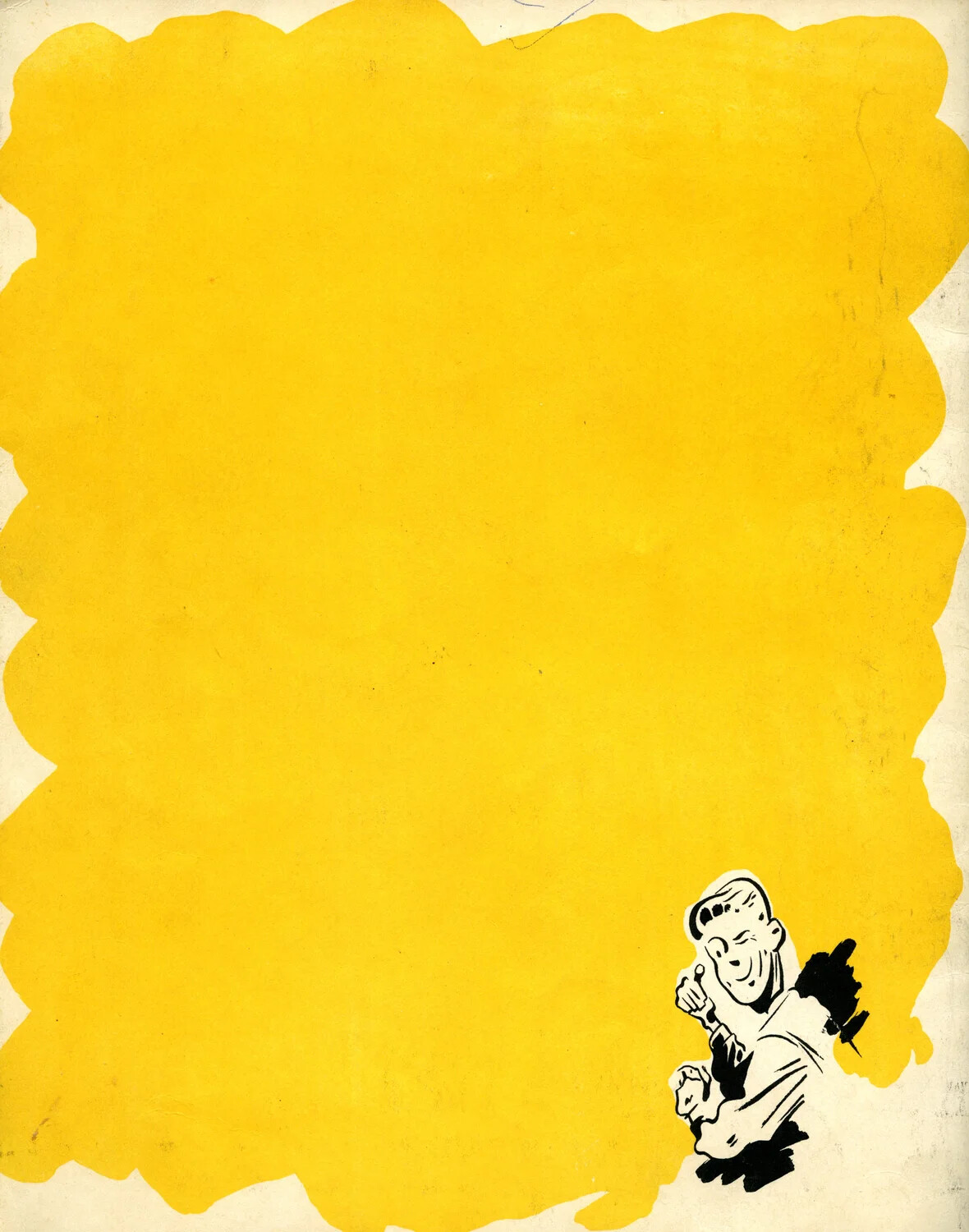 Illustrated Cover of a WWII Pre-Flight Training Booklet