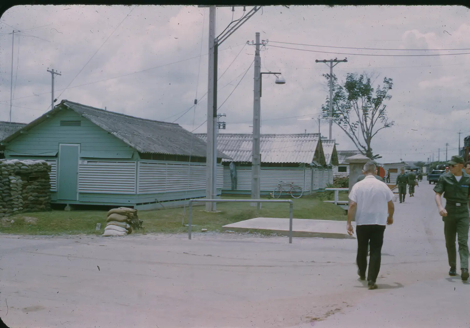 Base Street Scene, 3rd Tactical Fighter Wing, South Vietnam, 1965