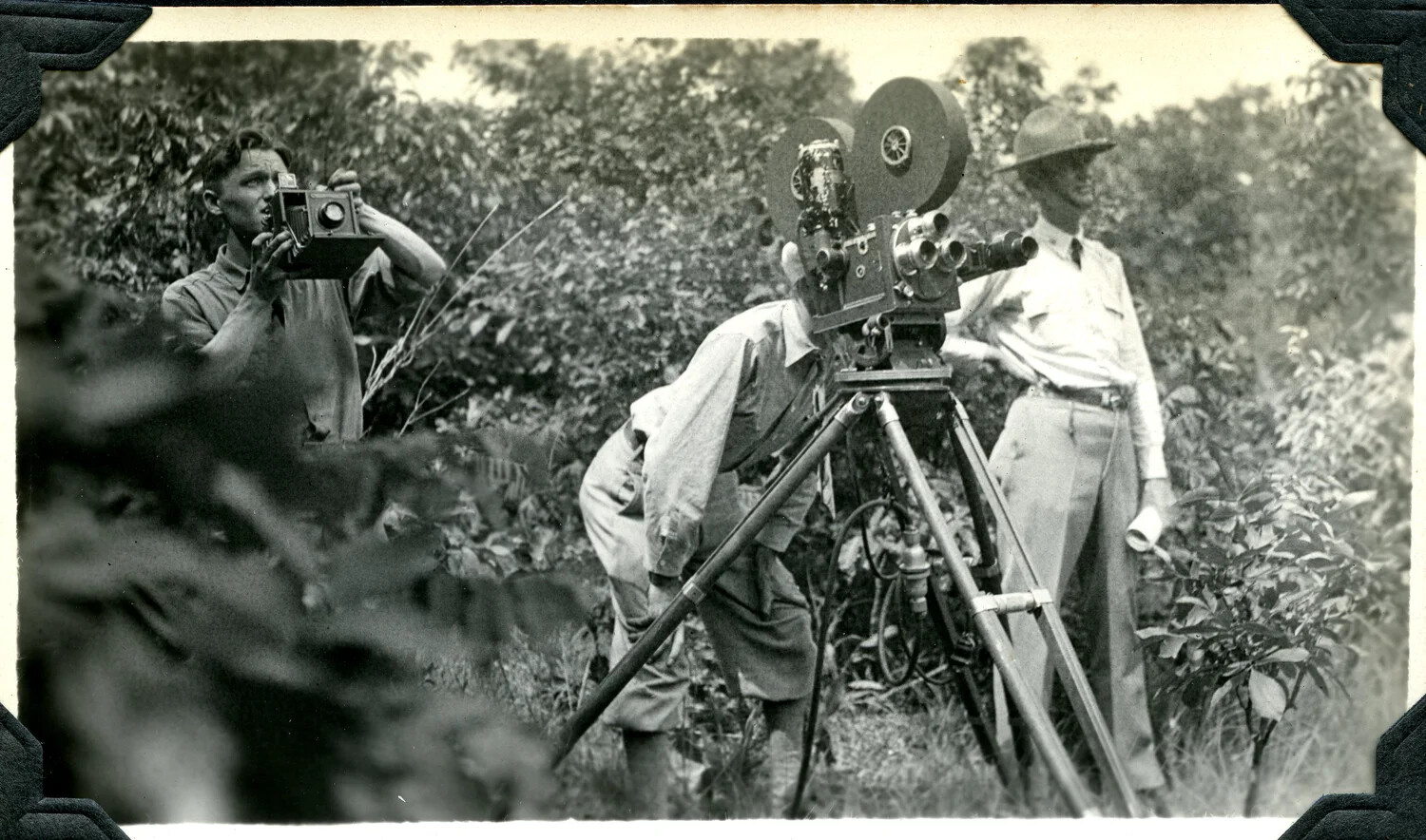 U.S. Army Signal Corps Photographers with Motion Picture and Still Cameras, Jervey Collection