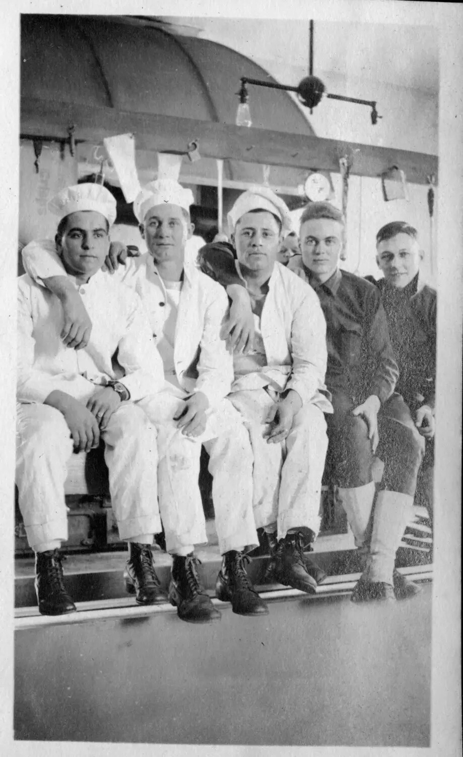 Group Portrait of U.S. Army Cooks and Enlisted Men, Presidio Post, circa 1917-1925