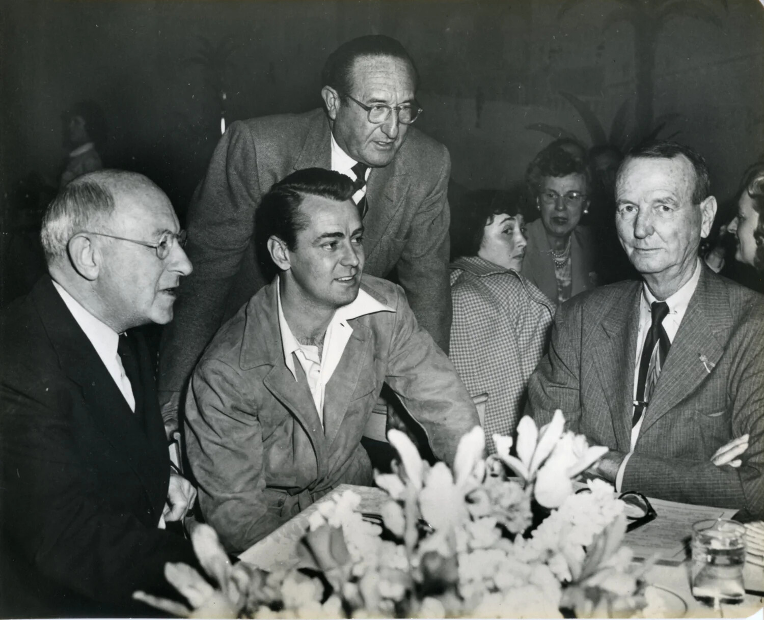 General Jonathan M. Wainwright IV at a Banquet Table, c. 1949