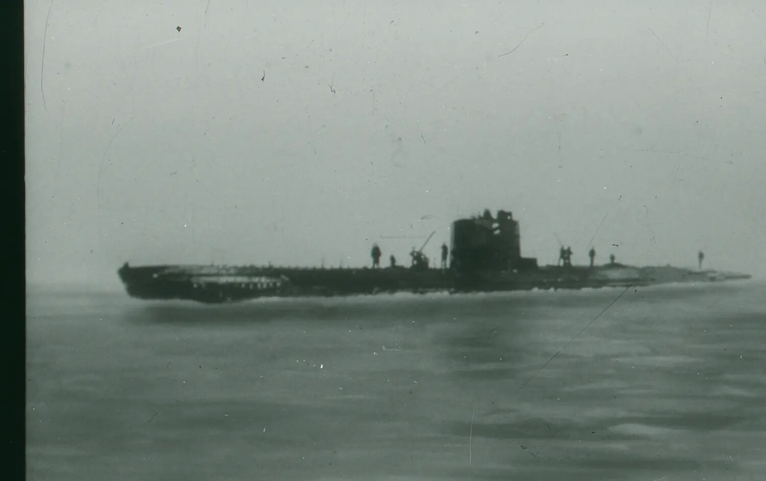 U.S. Navy Fleet Submarine Underway on the Surface, World War II