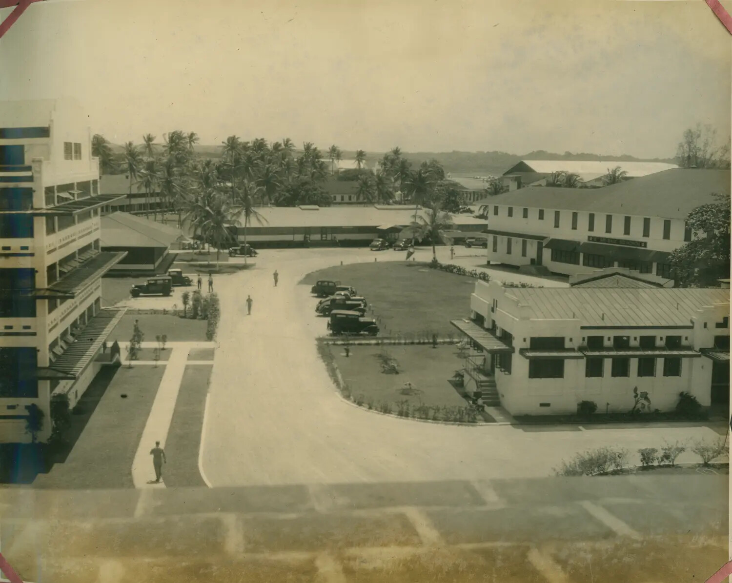 Elevated View of a U.S. Military Base Complex, Panama Canal Zone (WWII-era Photo Album)