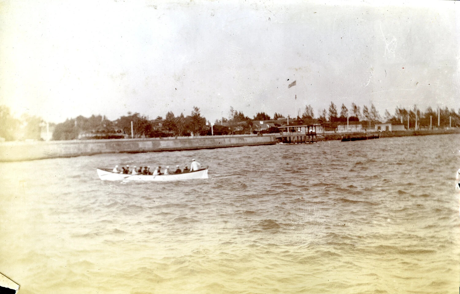 Rowboat Outing at Hampton Roads, Virginia (Detail)
