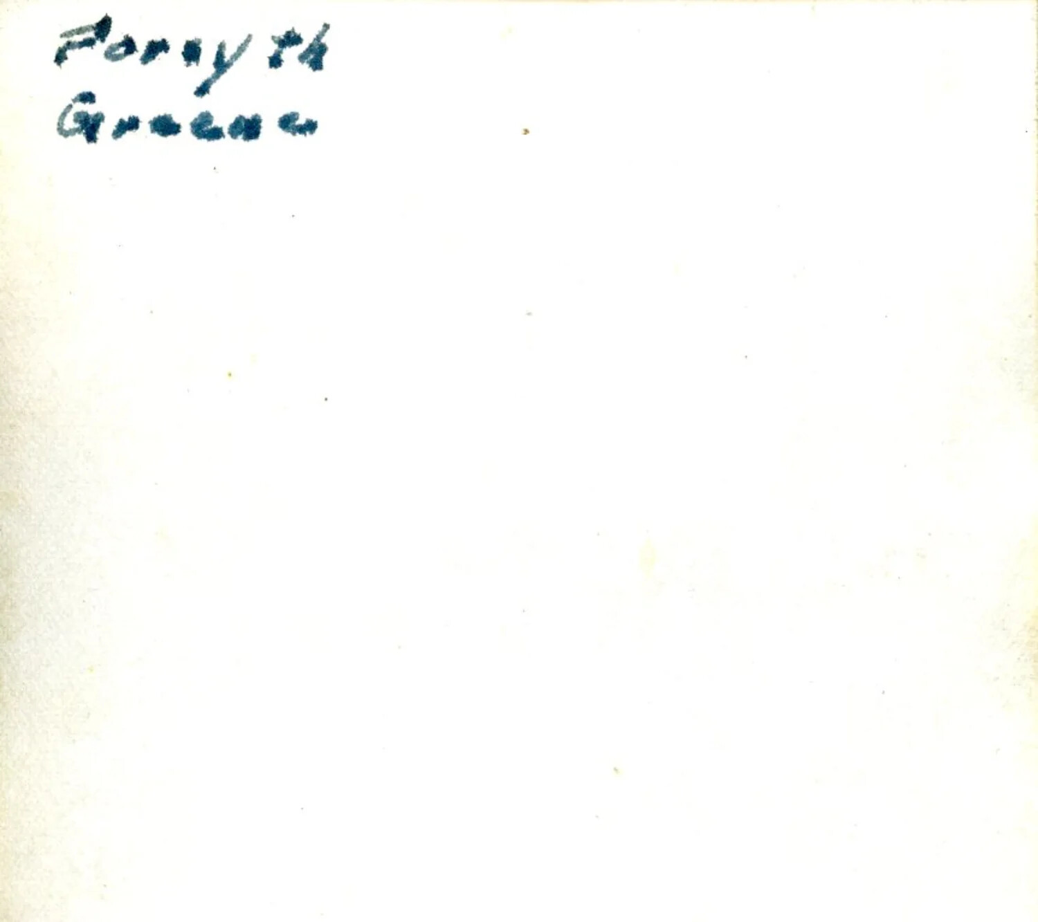 Verso of Photograph with Handwritten Caption 'Forsyth Grave,' 5th Marine Division, Iwo Jima Collection, 1945