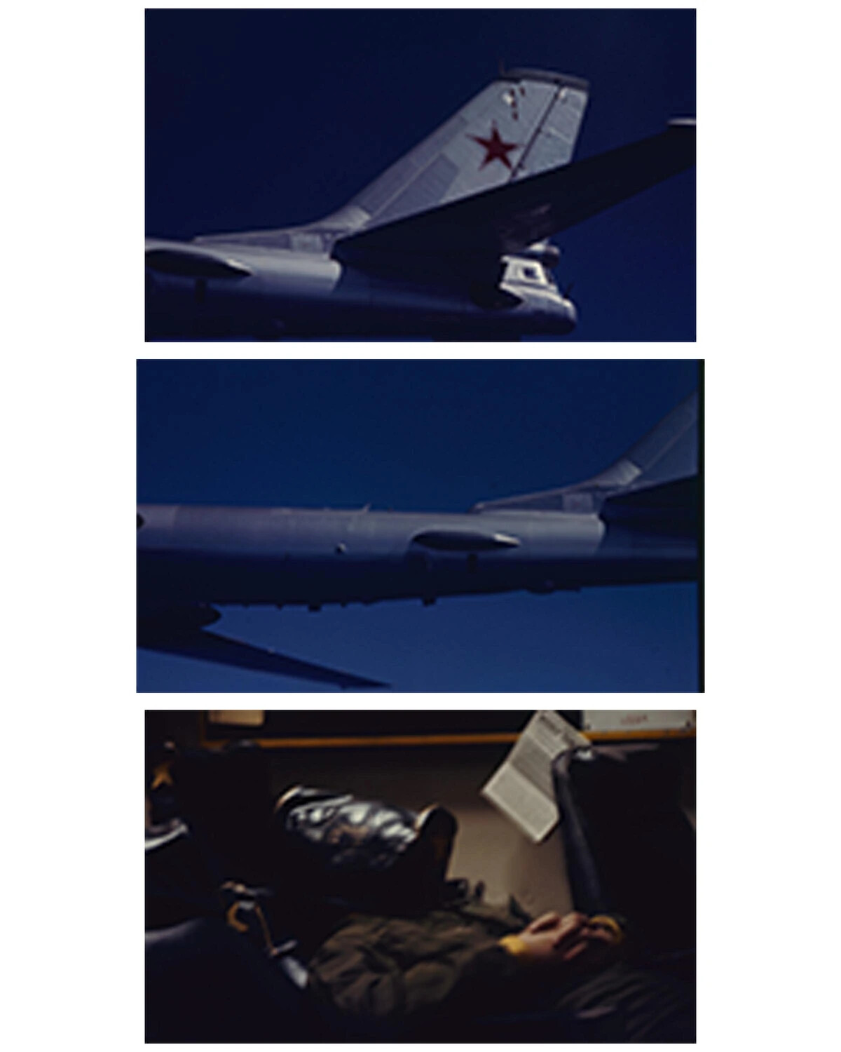 Cold War Intercept: Soviet Red-Star Bomber Shadowed by U.S. Navy Aircraft, Ticonderoga Air Wing