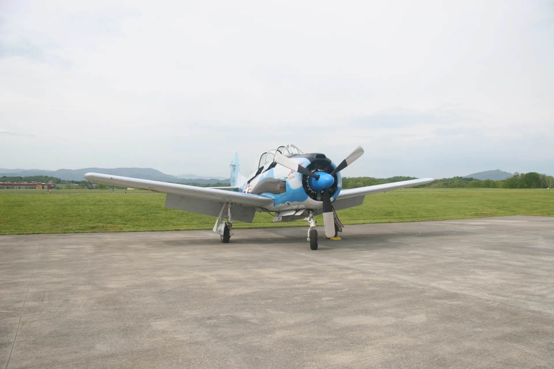 North American T-28B Trojan 'N2HF' Parked on Ramp, Operation Tailwind Commemorative Event, 2016