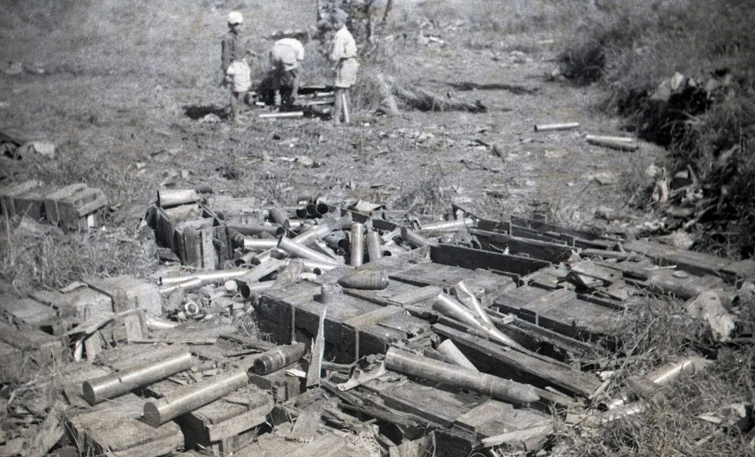 Battlefield Ordnance Debris and Salvage Party, Luzon, Philippines, WWII