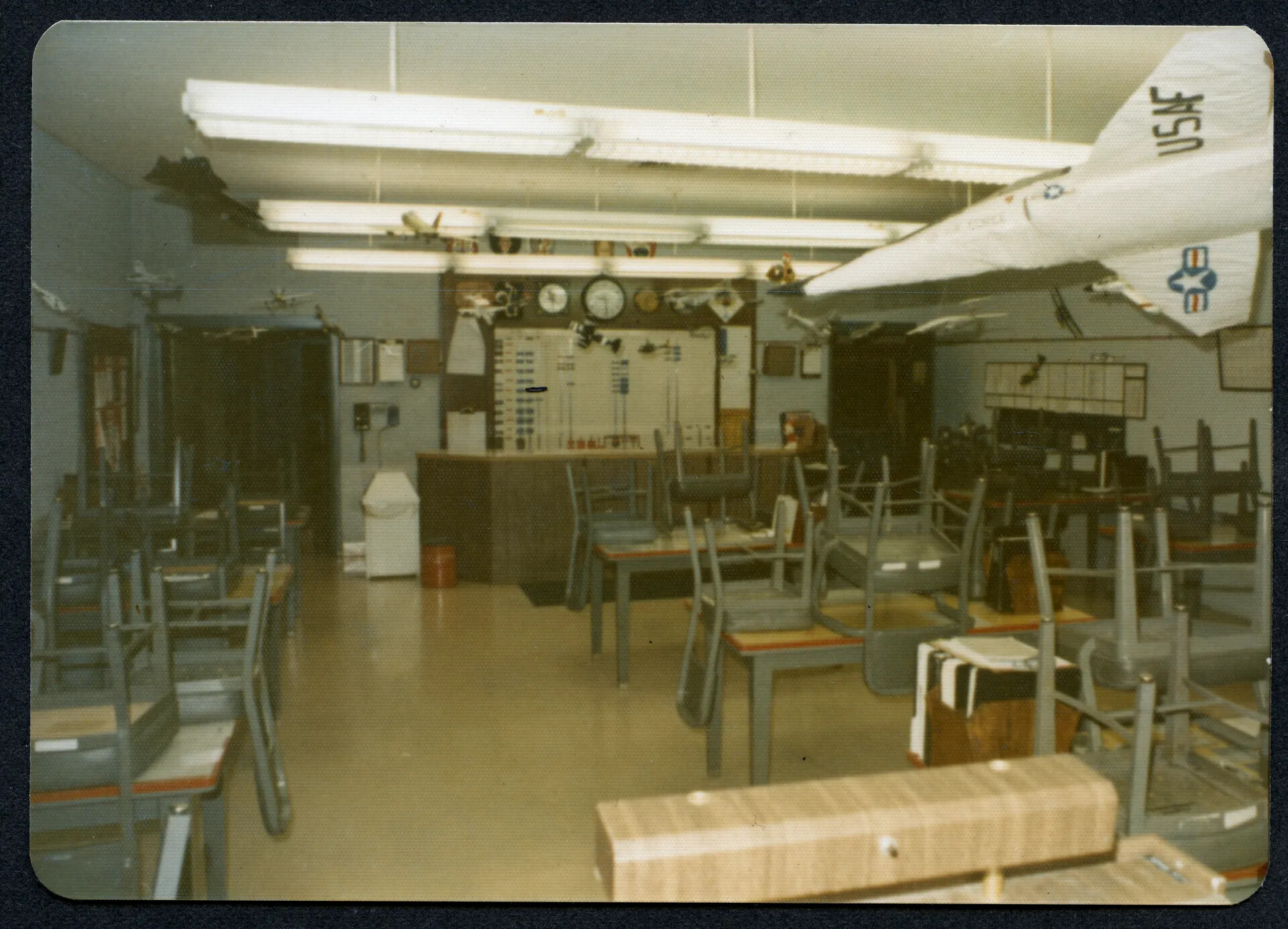 Squadron Day Room / Ready Room Interior, Vietnam-Era USAF Base