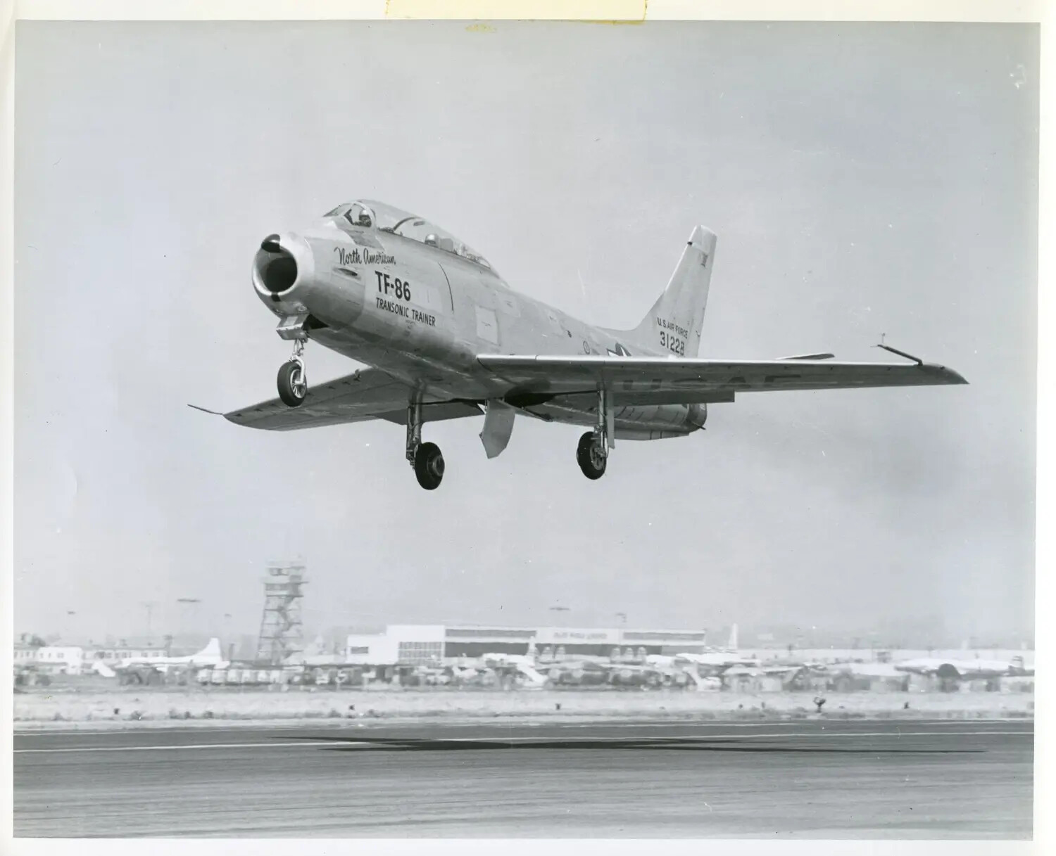 North American TF-86 'Transonic Trainer' Prototype Jet Aircraft, USAF Serial 31228