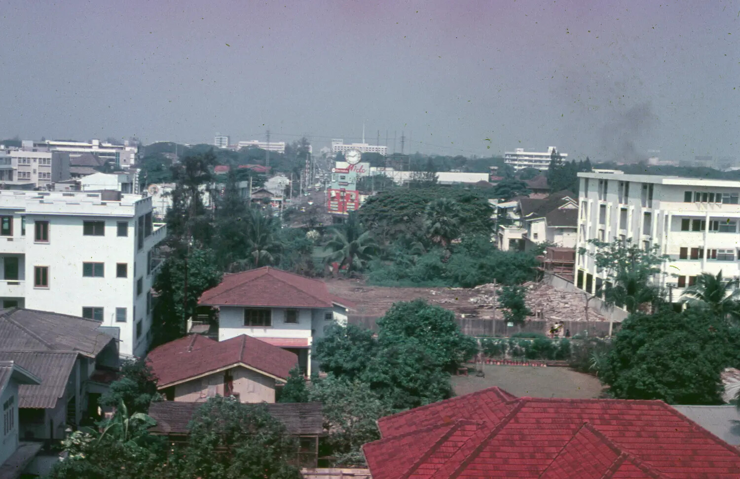 Elevated View of Saigon Cityscape, South Vietnam, 1965