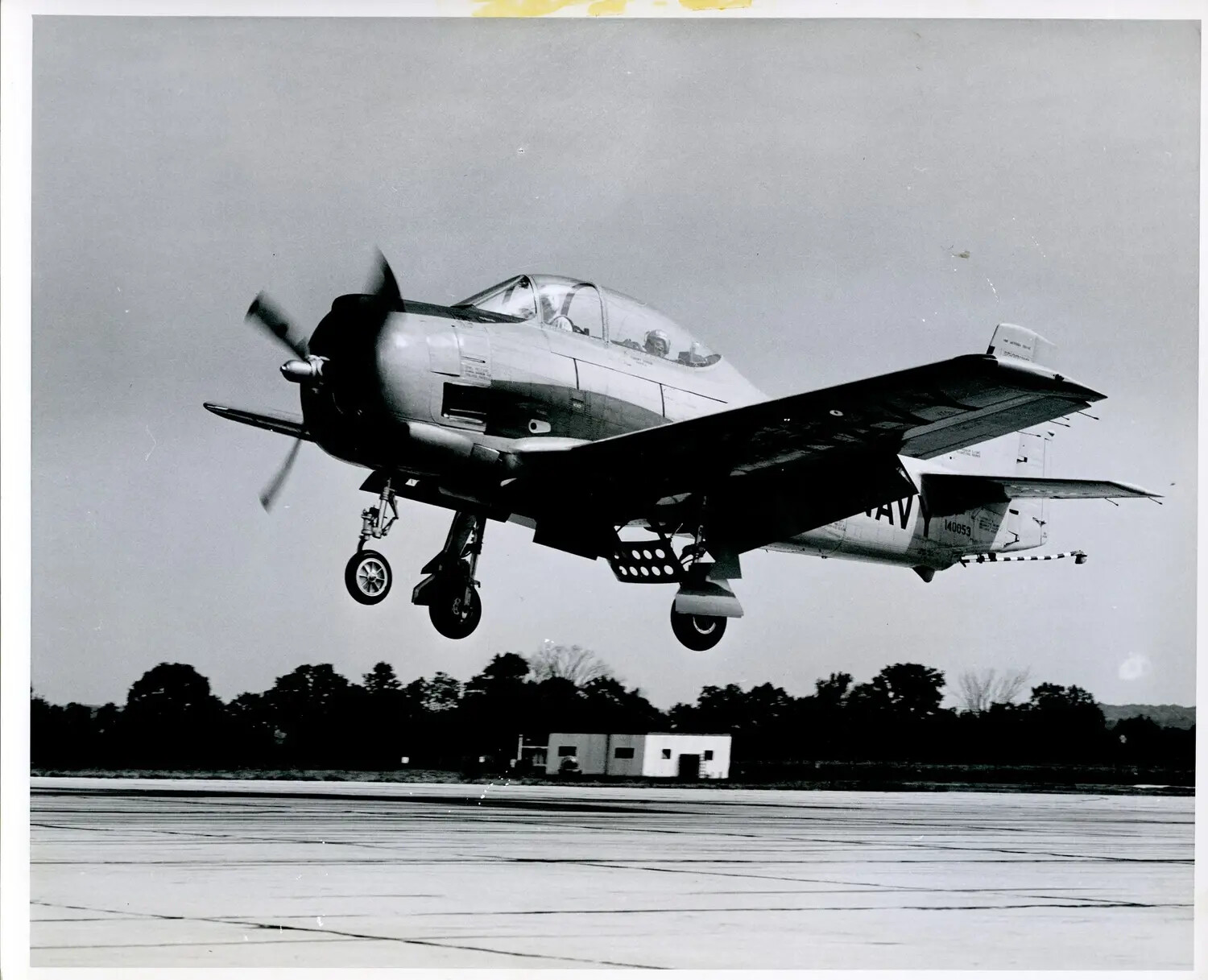 North American T-28 Trojan Trainer Aircraft, U.S. Navy, Taking Off or Landing