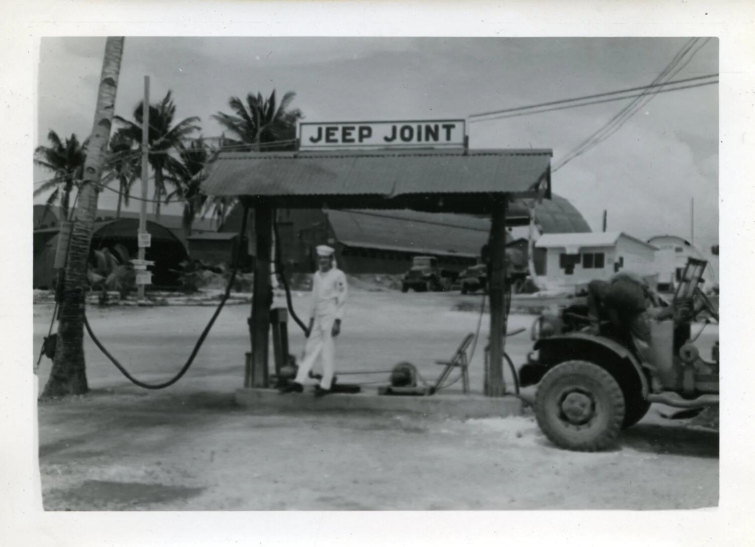 218206-manila-album096 — "Jeep Joint" Fuel Stop, NAS Agana, Guam (July 1947)