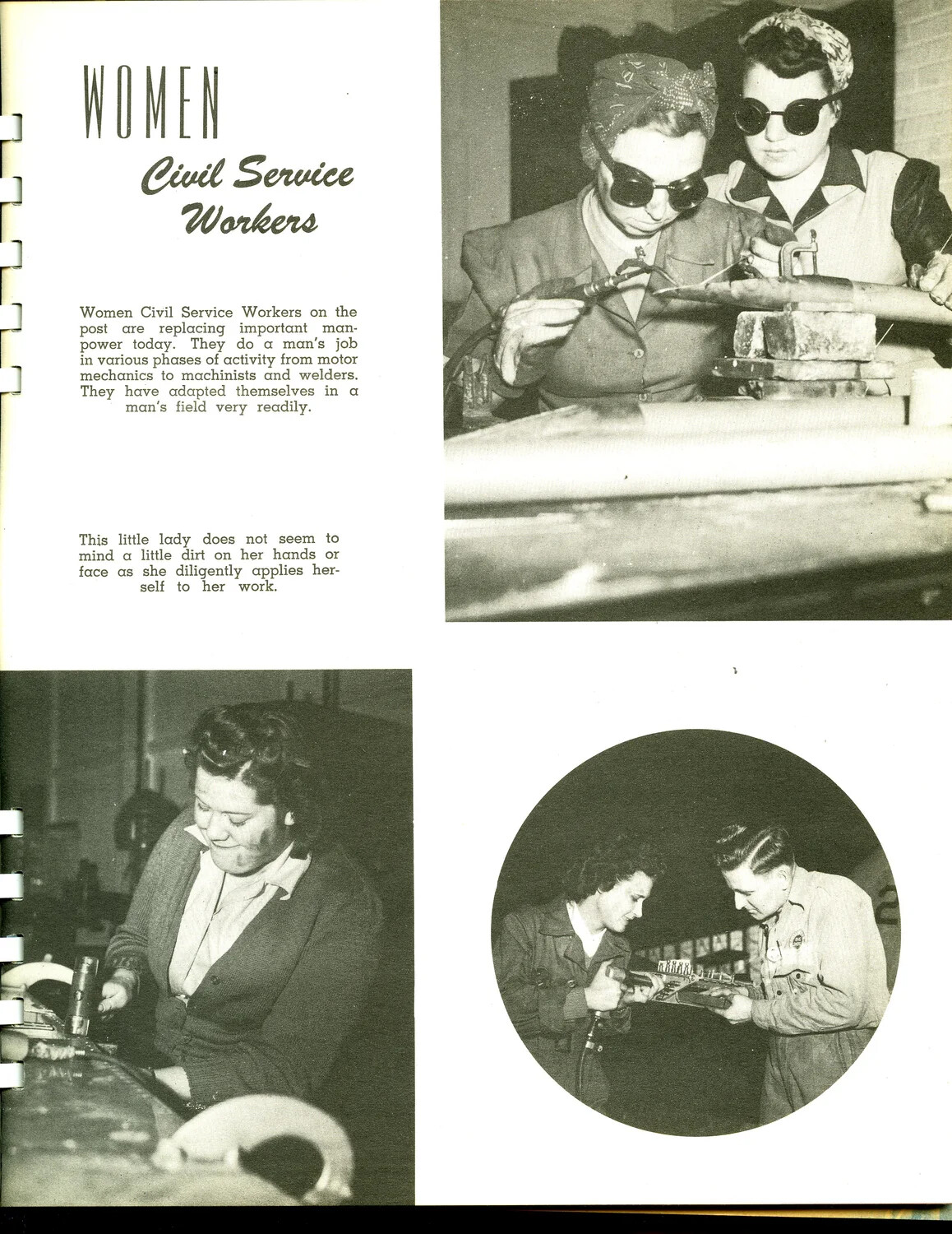 Women Civil Service Workers at Scott Field: Welders, Machinists, and Mechanics