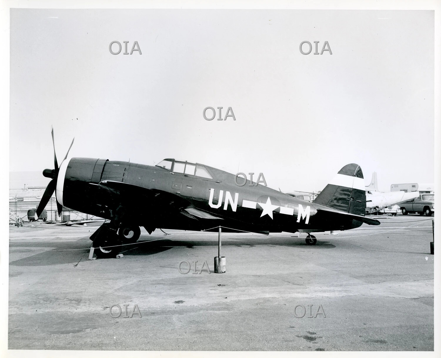 Republic P-47 Thunderbolt, Fuselage Code 'UN-M', on Static Display