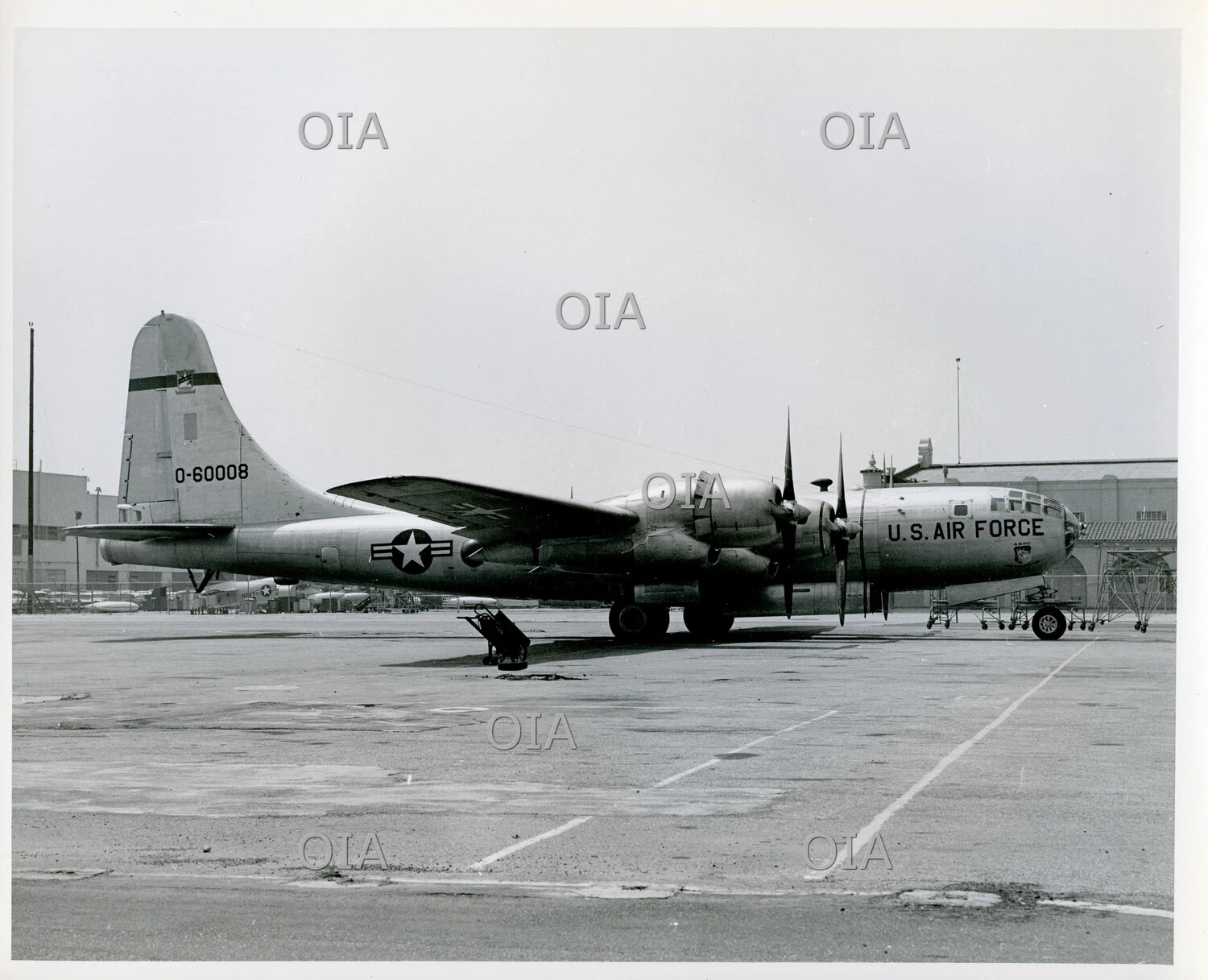 Boeing B-50/KB-50 Superfortress, Serial 0-60008, U.S. Air Force Ramp View