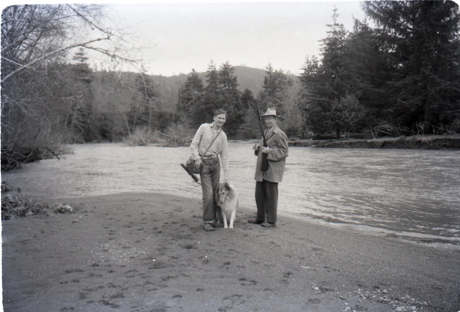 Sailor's Hunting Trip Snapshot, "Ranch 1958," USS Yorktown Slide Collection