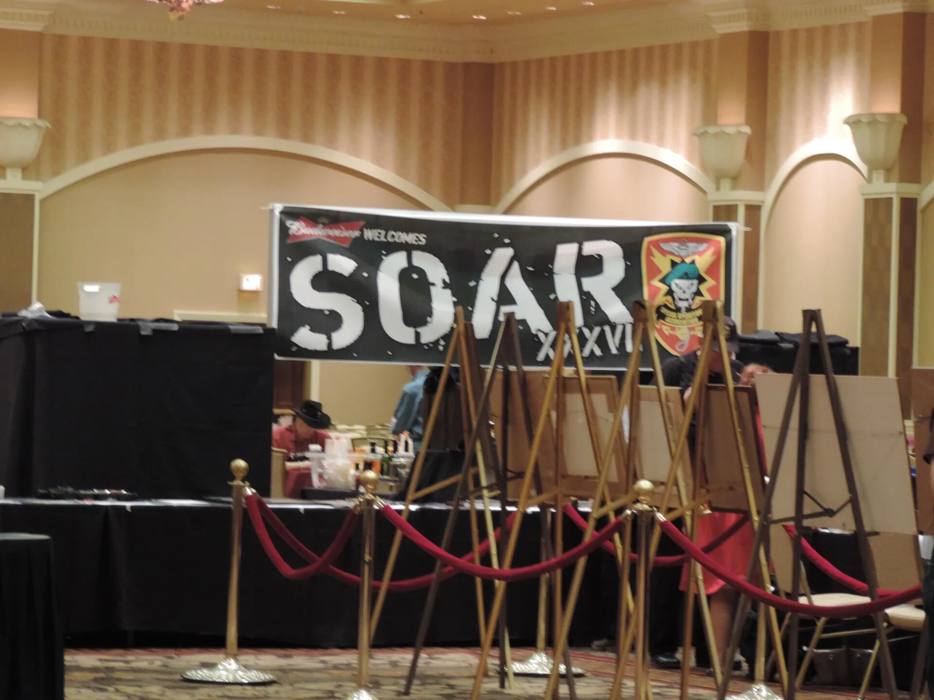 Budweiser-Sponsored SOAR XXXVII Banner and Display Easels, Las Vegas, 2013