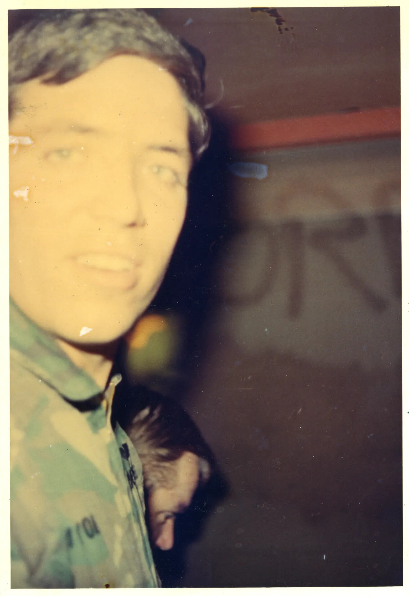 Informal Portrait of Serviceman in Fatigues, Nakhon Phanom (NKP), Vietnam War Era
