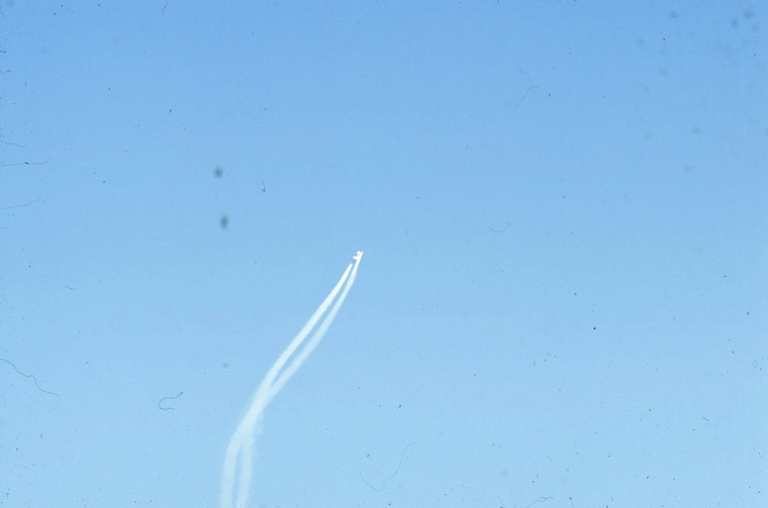 Jet Aircraft Climbing with Twin Exhaust Trail, USS Ticonderoga Air Wing, Vietnam War Era
