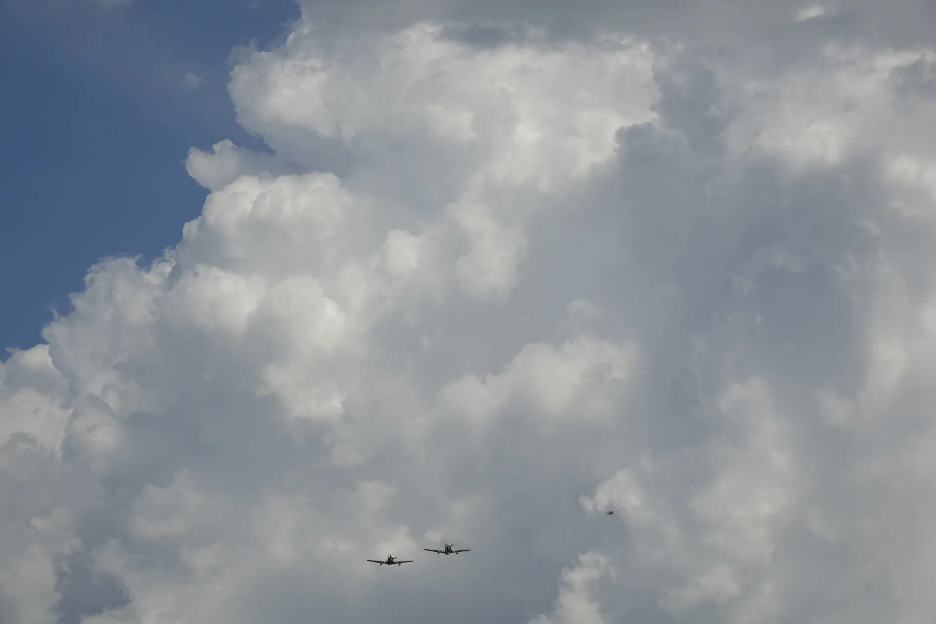 Two Aircraft in Formation with Distant Third Aircraft, May 2019 Event