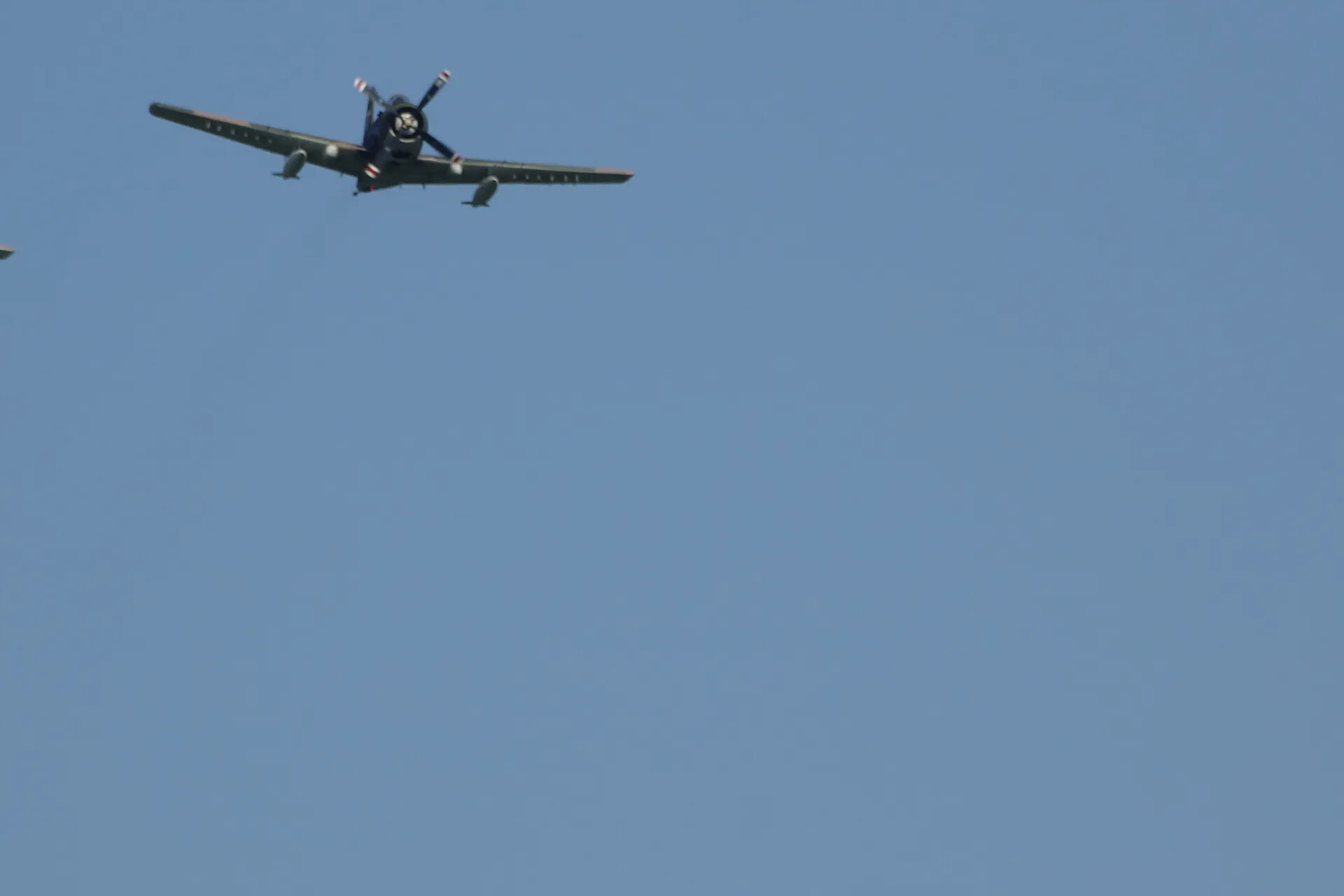 Single-Engine Military Trainer Aircraft in Banking Turn, 2019 Airshow Event
