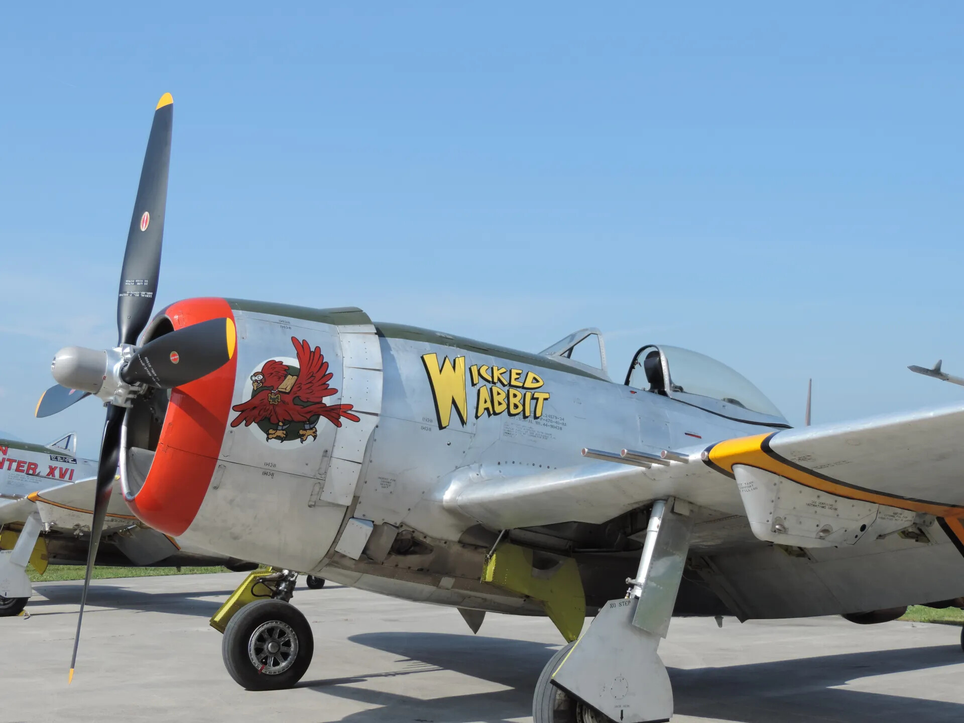Republic P-47 Thunderbolt 'Wicked Wabbit', Static Display