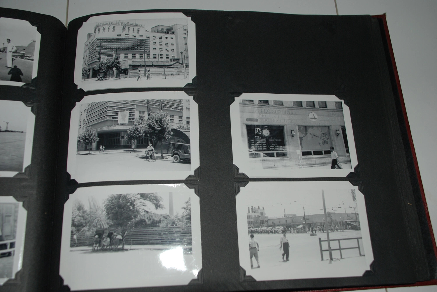 Photo Album Page, Overseas Liberty Port Scenes (Shanghai/Occupied Japan) -- VR-6 Squadron Collection