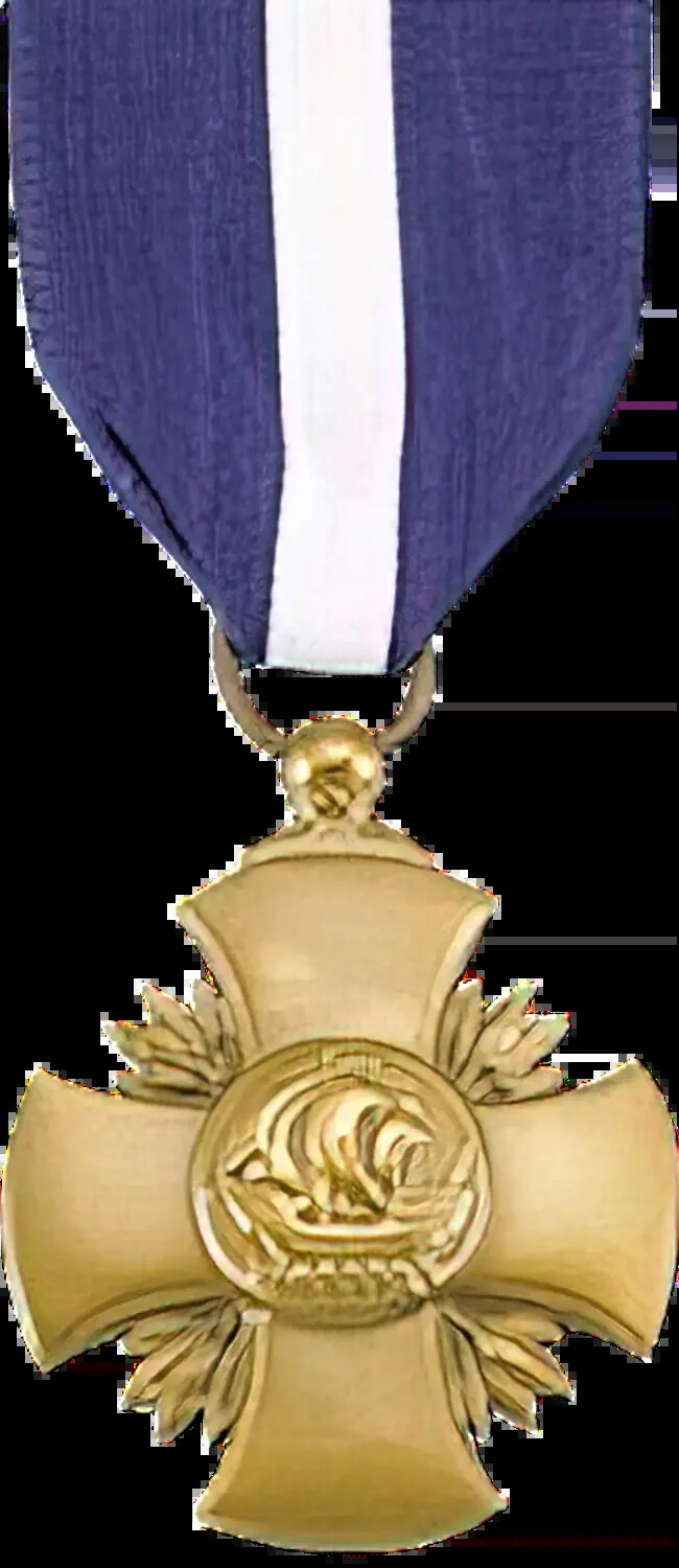U.S. Navy Cross Medal - Francis R. Ferry Collection (Yamato-Related)
