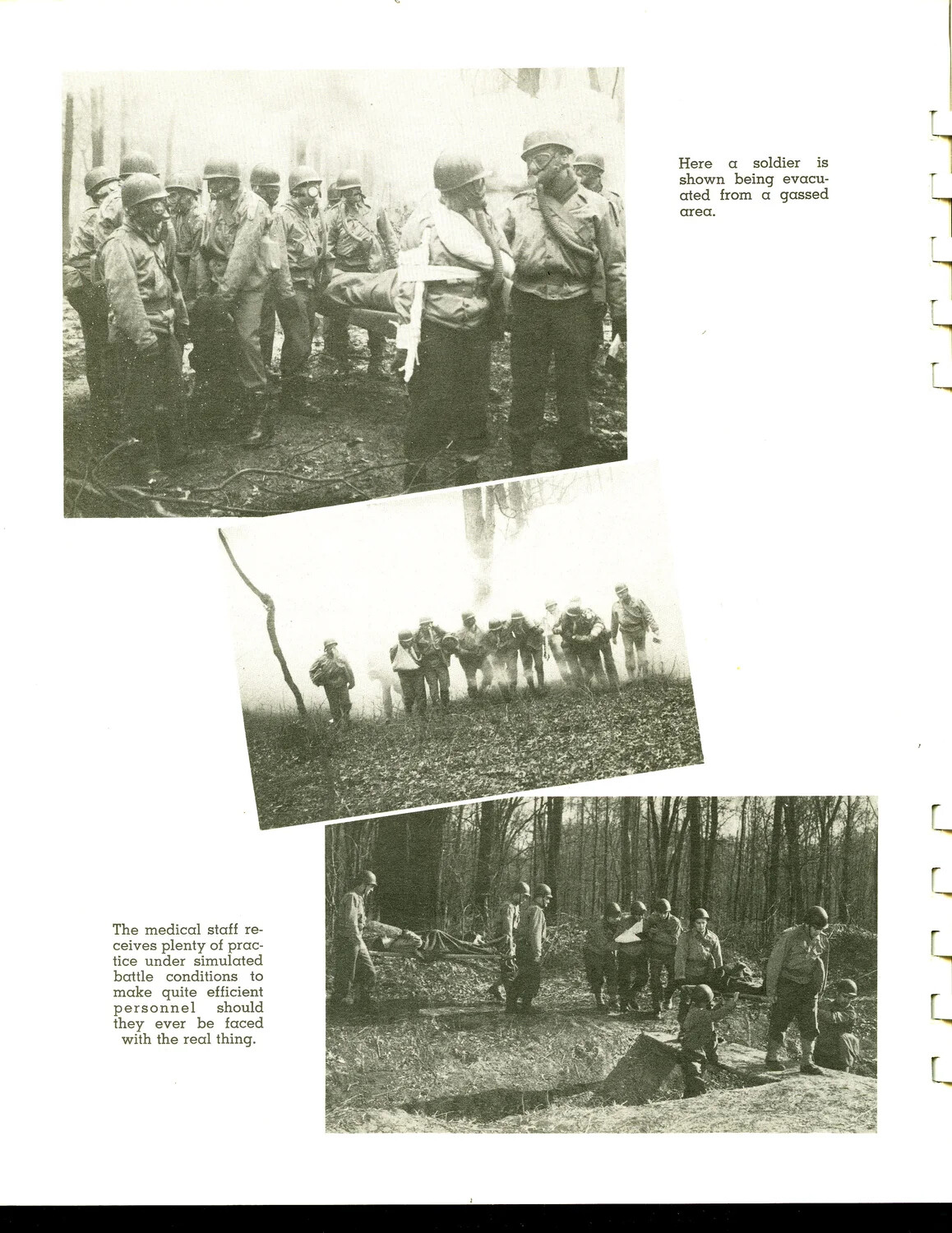 Simulated Gas Attack and Casualty Evacuation Training Exercise, Scott Field Training Publication