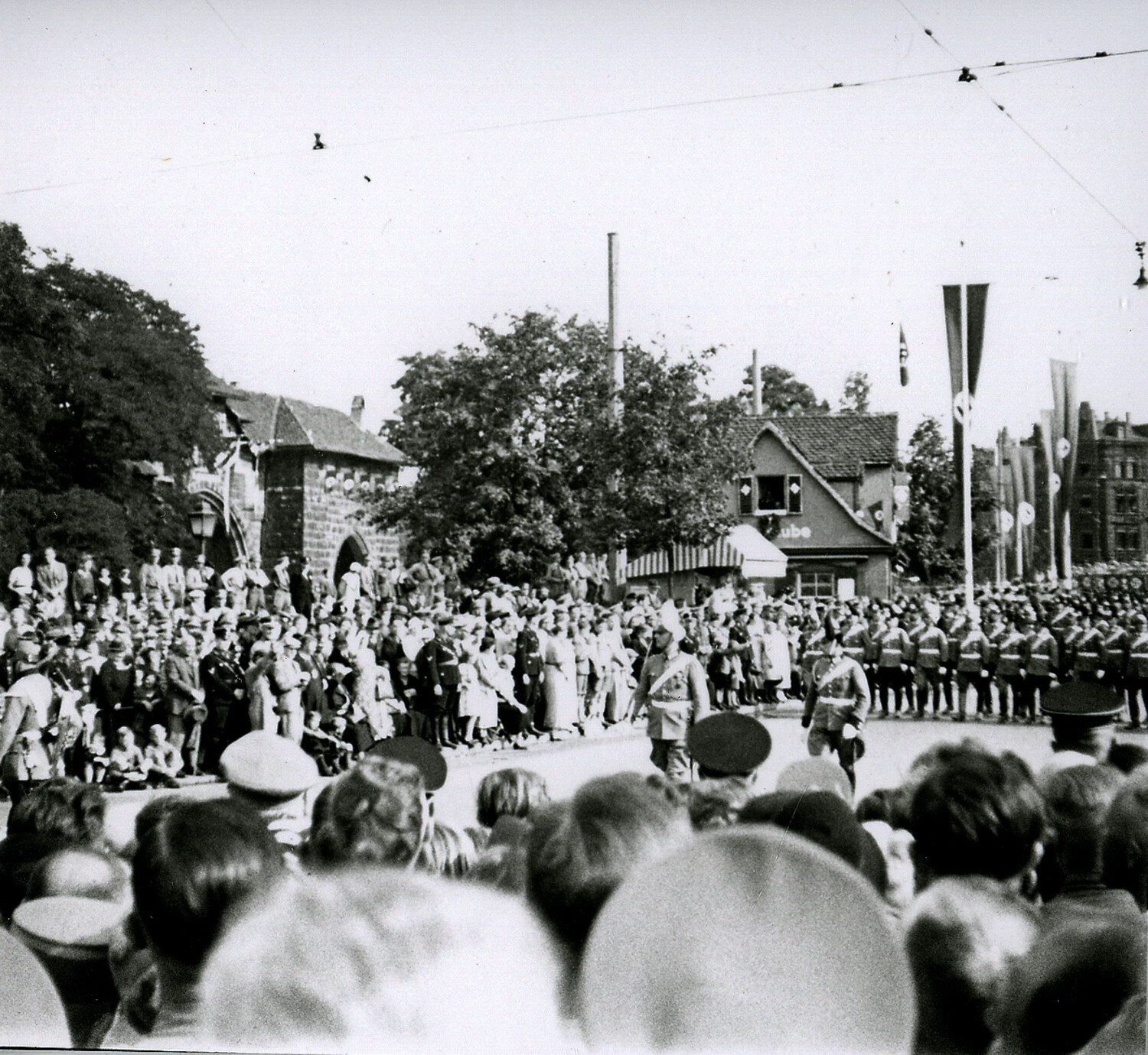 Public Parade/Military Review, Nuremberg, Germany — WWII-Era Negative Collection