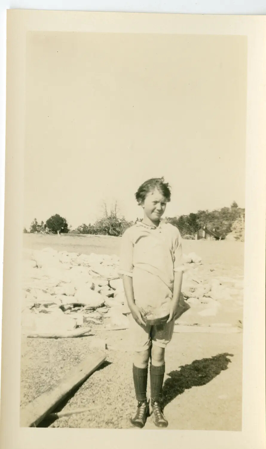 Childhood Portrait of Margaroli, Later a WWII B-24 Belly Gunner