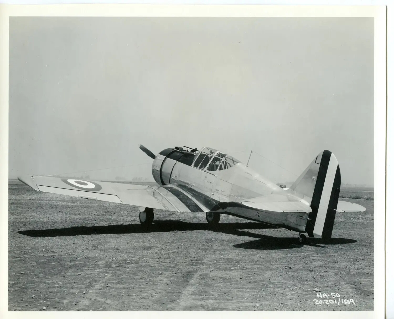 North American NA-50 Export Fighter, Factory Photograph