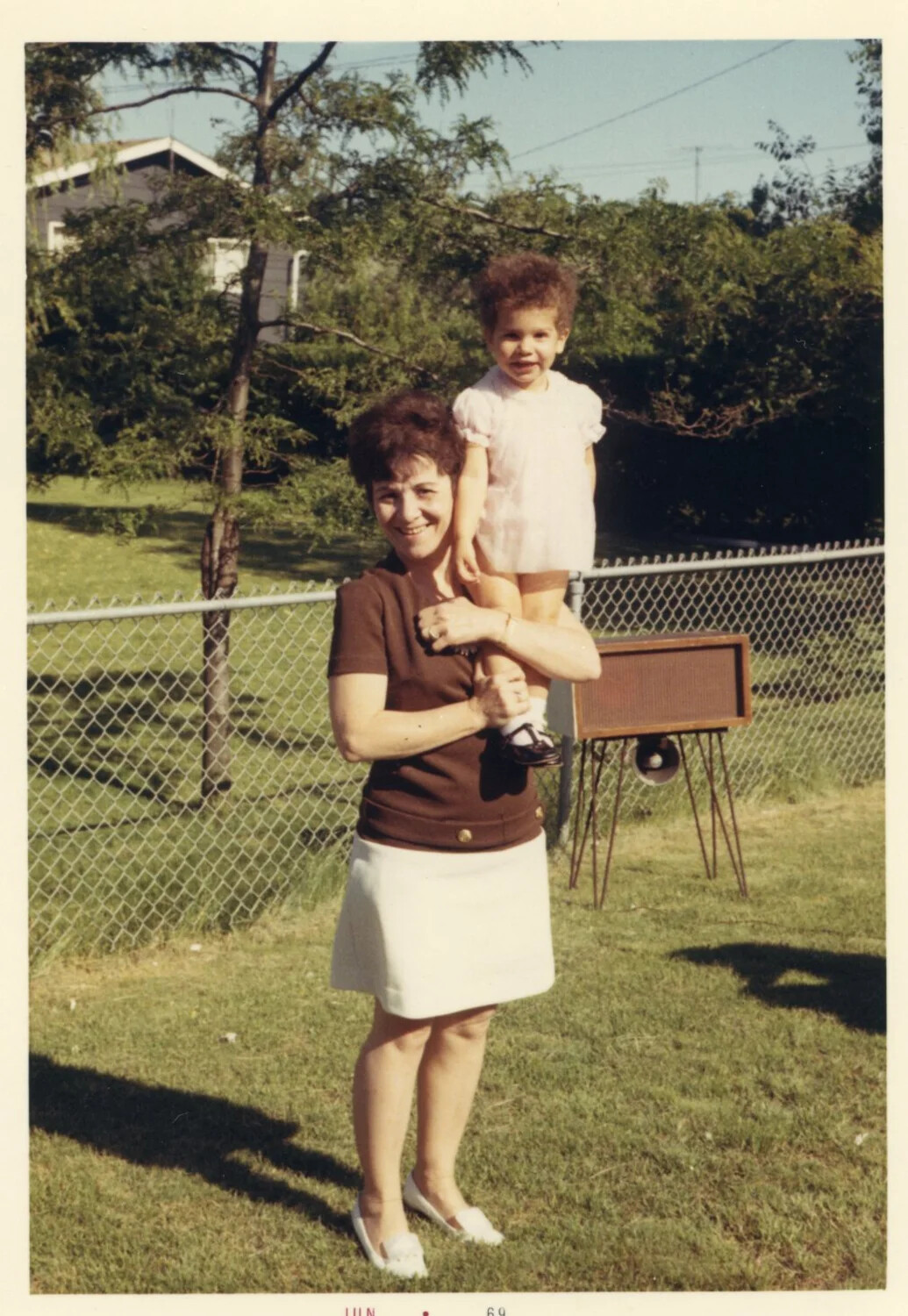 Family Backyard Snapshot, June 1969 (Non-Military Personal Photo, Bancroft Collection)