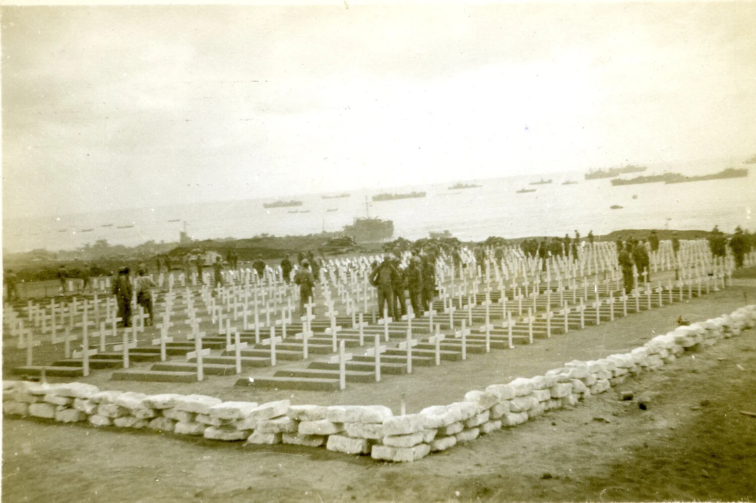 5th Marine Division Cemetery, Iwo Jima, 1945