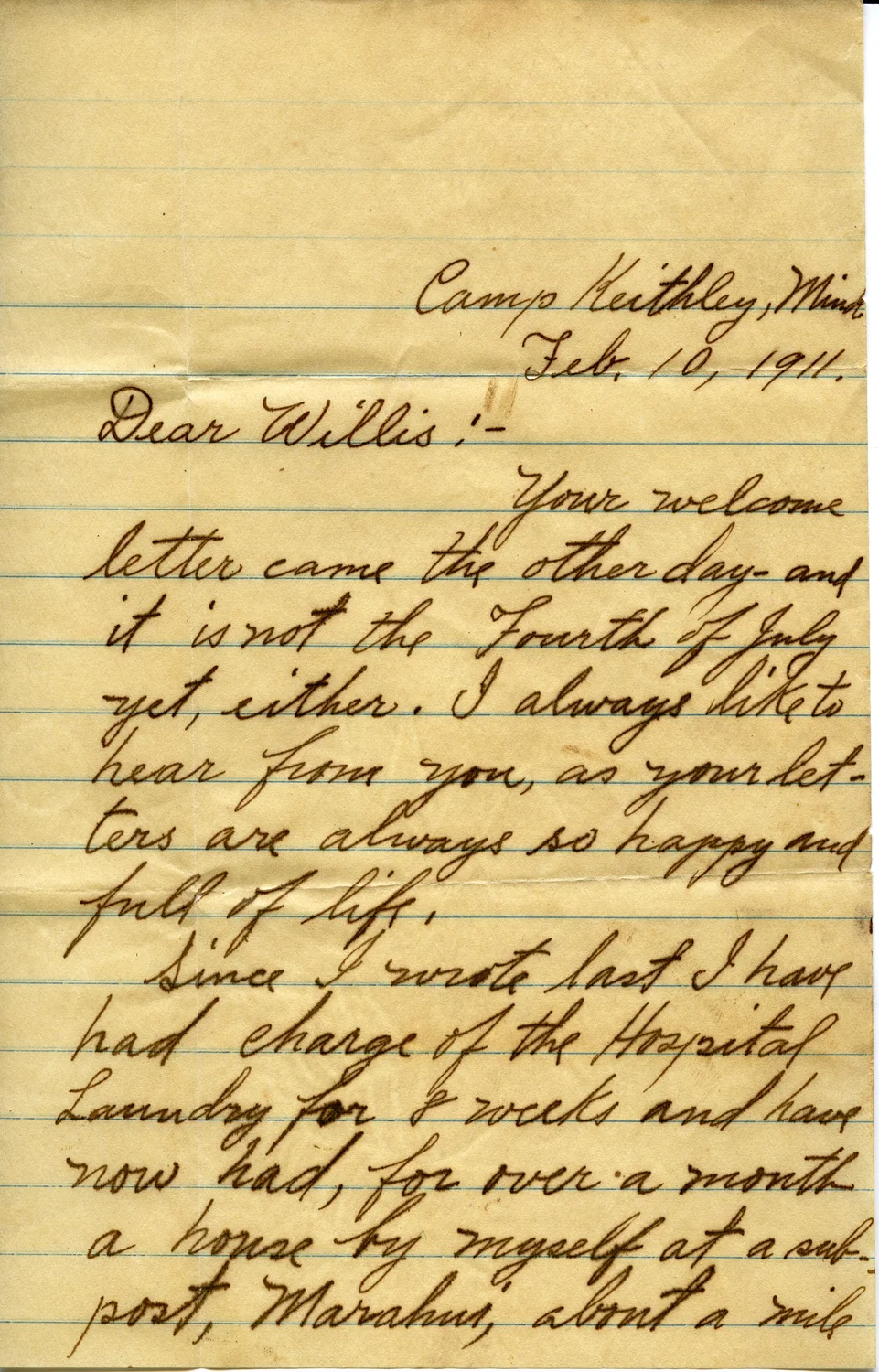 LETTER 02 10 1911
