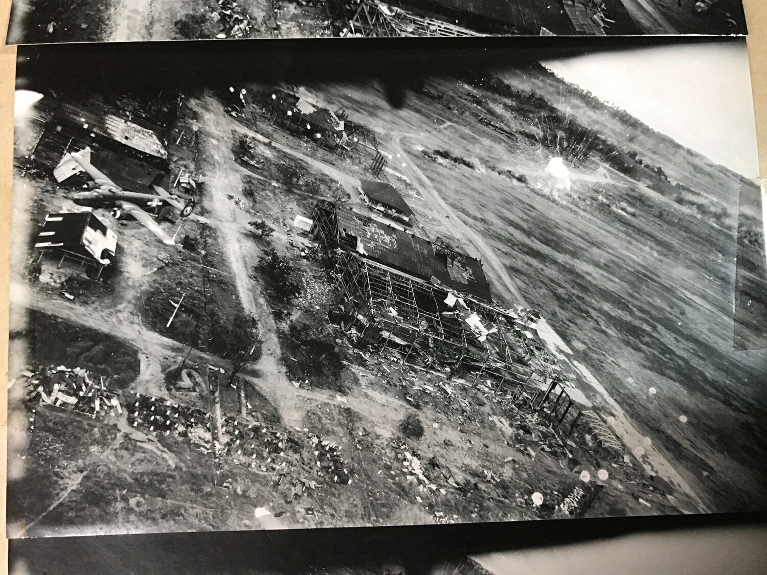 Low-Level Strike Photo: A-20 Havoc Attacking Ground Target, 312th Bomb Group