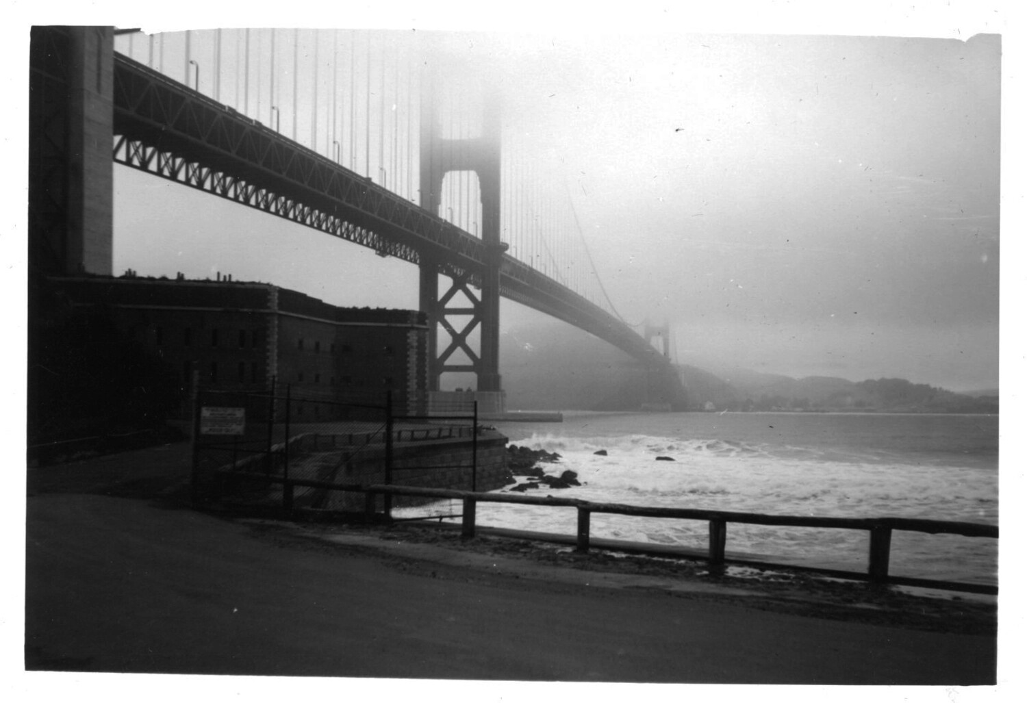 Golden Gate Bridge and Fort Point, San Francisco, Korean War Era