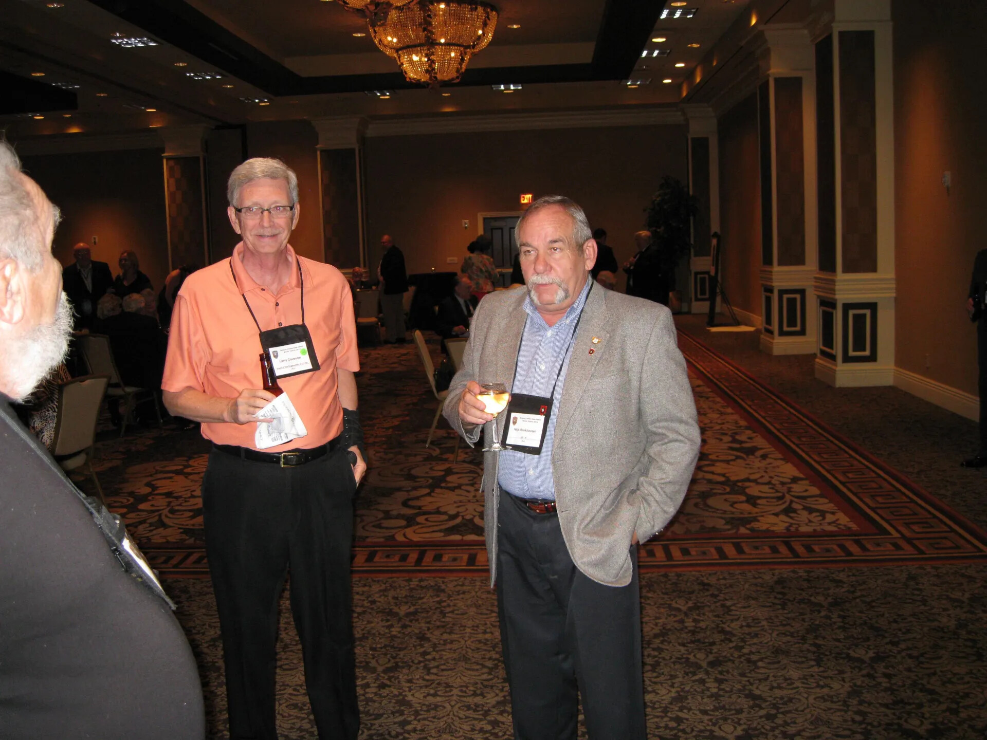 Two Badged Attendees at a Special Operations Association Reunion Social Function, The Orleans, Las Vegas, circa 2013