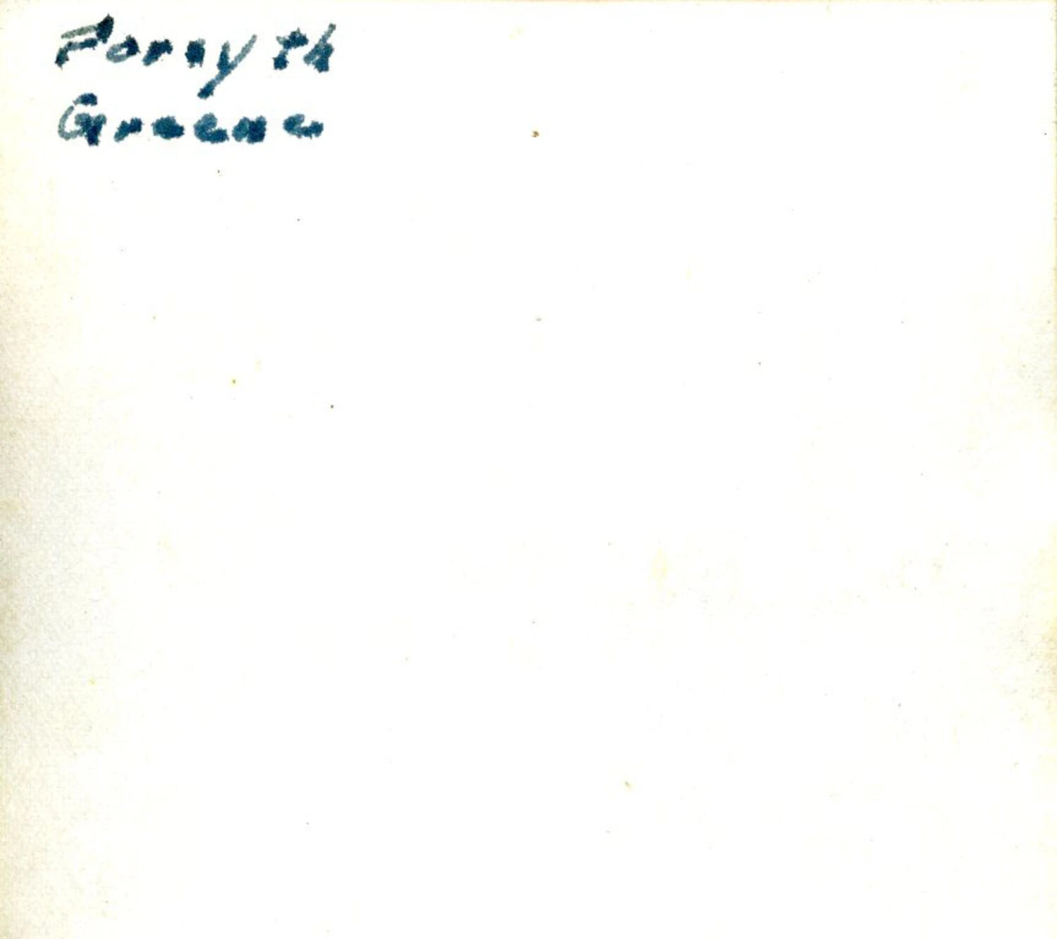 Verso of Photographic Print with Handwritten Annotation, 5th Marine Division Iwo Jima Collection