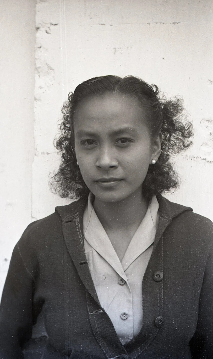 Portrait of a Young Filipina Woman, Luzon, Philippines, World War II Era (c. 1944-1945)